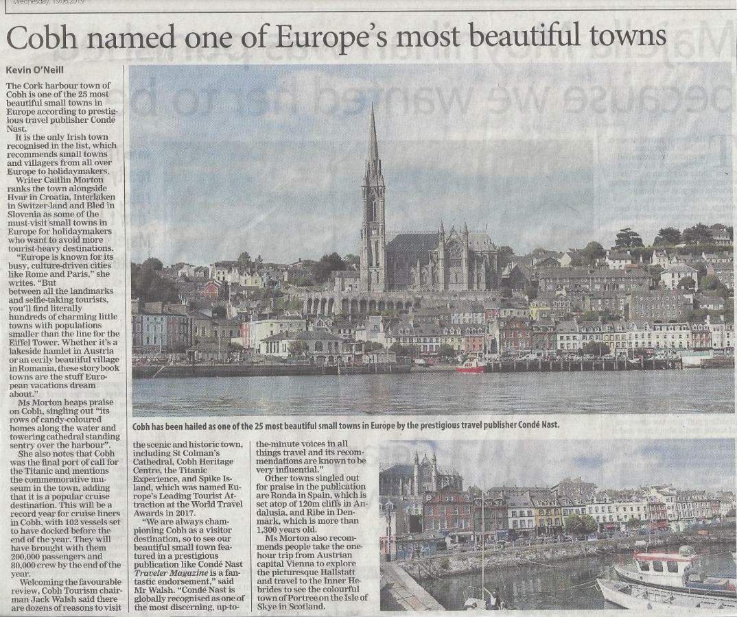 Townhouse In Centre Of Cobh Apartment ภายนอก รูปภาพ